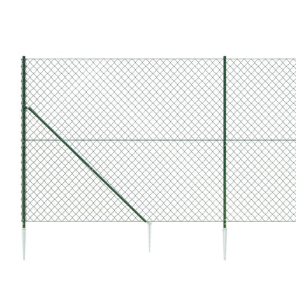 Cerca De Alambre Con Pinchos De Anclaje Verde 2x10 M / Vetonek_3