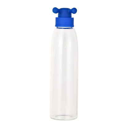 Botella De Agua 500ml Borosilicato Tapa Azul De Grifo Colección Rainbow_0