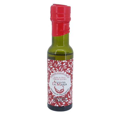 Aceite De Oliva Virgen Extra Macerado Al Chile Scorpion Extra Picante 100 Ml Cristal_0