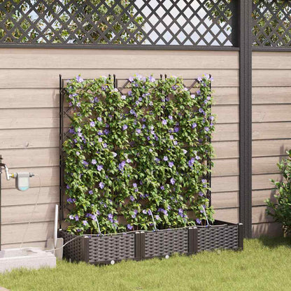 Macetero De Jardín 3 Uds. Marrón 120 X 40 X 126 Cm Pp_2