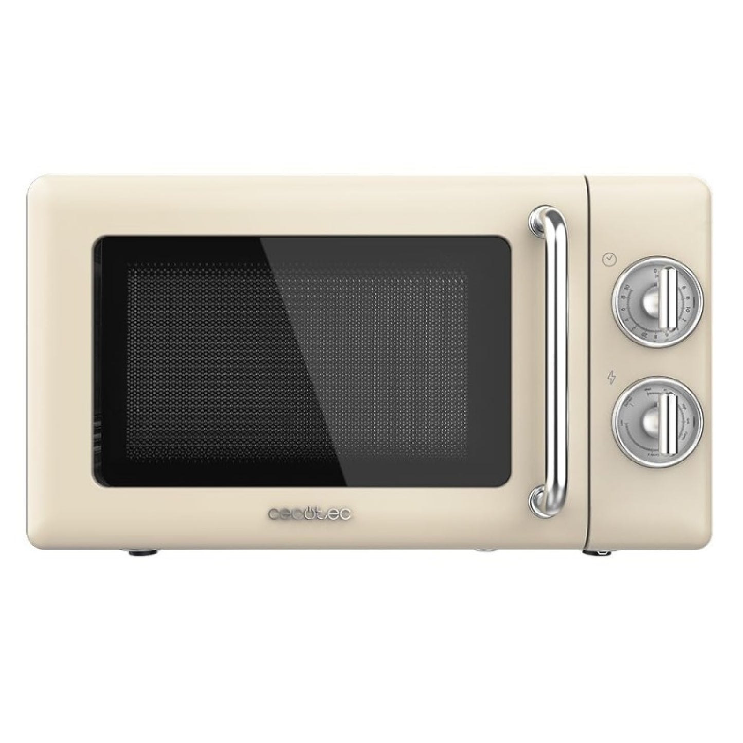 Microondas Mecánico Con Grill De 20 L Proclean 3110 Retro Beige. 700 W En 6 Niveles, Temporizador Hasta 30 Minutos, Modo Descongelación, Diseño Vint_0