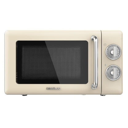 Microondas Mecánico Con Grill De 20 L Proclean 3110 Retro Beige. 700 W En 6 Niveles, Temporizador Hasta 30 Minutos, Modo Descongelación, Diseño Vint_0