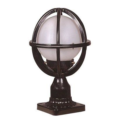 Aplique De Pared Para Exterior, Abs , Negro, 35x35x20, Casquillo E 27 Max 60 W_0