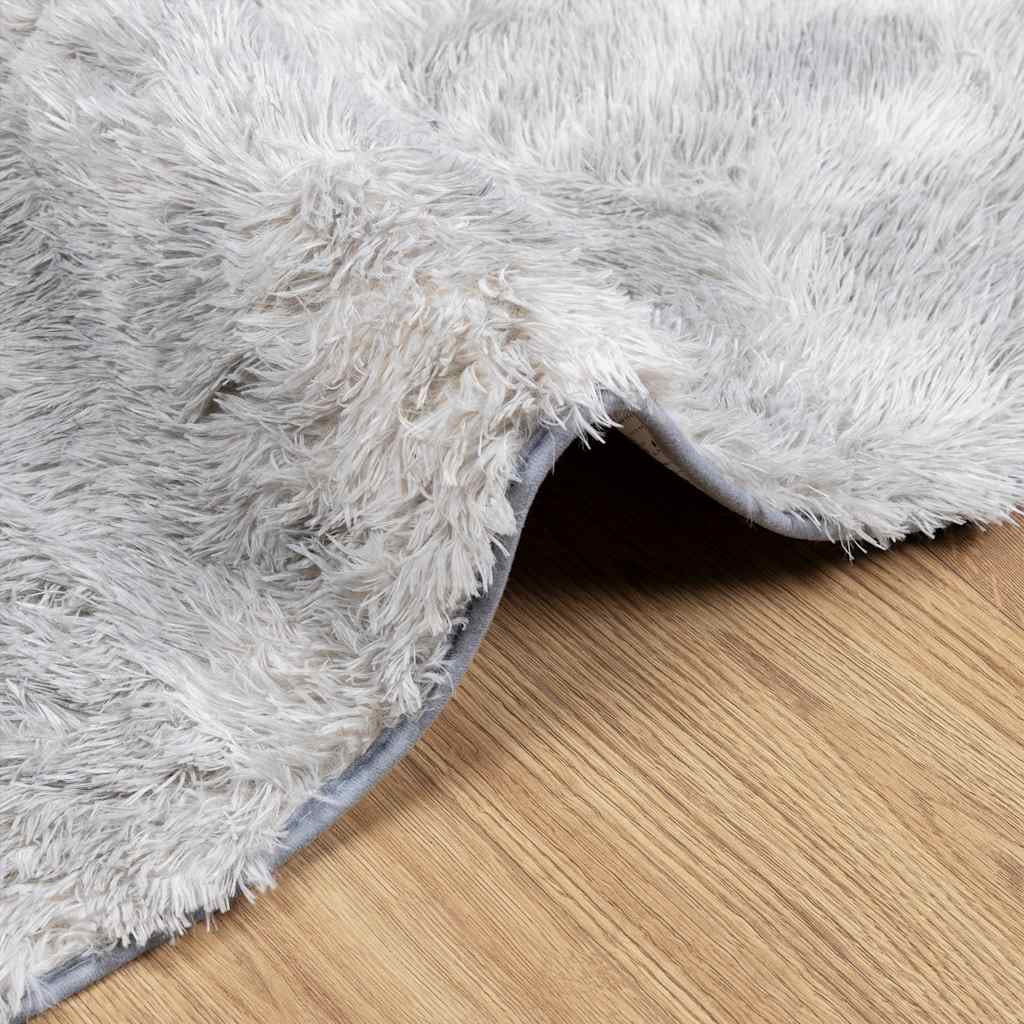 Vidaxl Alfombra De Pelo Largo Navarra Gris Claro 240x340 Cm Poliéster_4