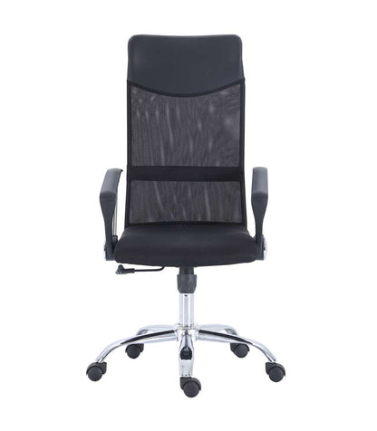 Sillón Giratorio Coach Red Transpirable Negro, 64 X 64 X 112-122 Cm (ancho X Largo X Alto_4