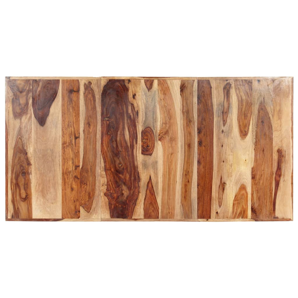 Mesa De Comedor De Madera Maciza De Sheesham 180x90x76 Cm_2