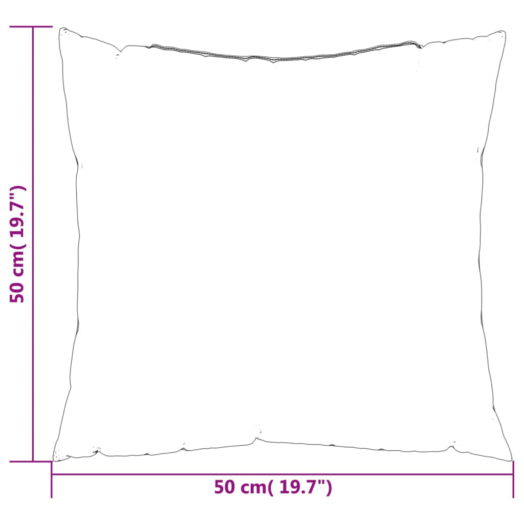 Vidaxl Cojines Decorativos 4 Uds Tela Crema 50x50 Cm_2