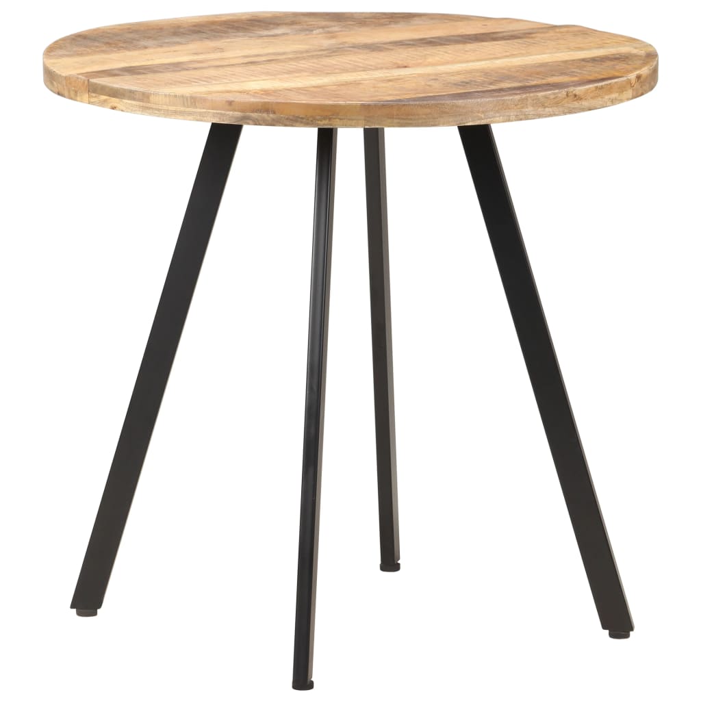 Mesa De Comedor De Madera De Mango Rugosa 80 Cm_4