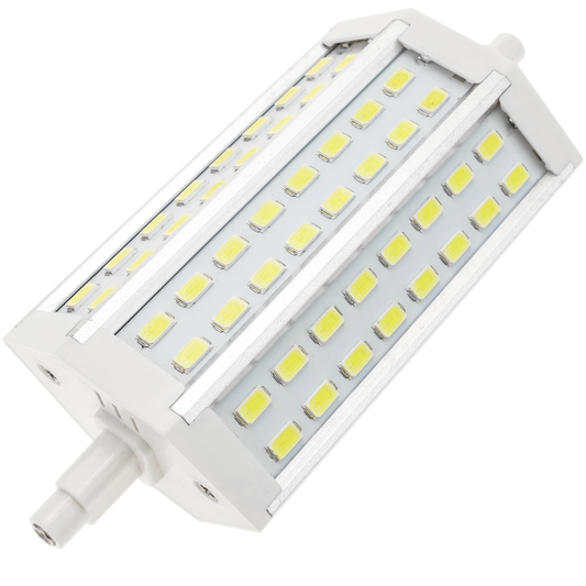 Lámpara Tubo Led R7s 85-265vac 10w 118mm Blanco Día Frío Bombilla_0