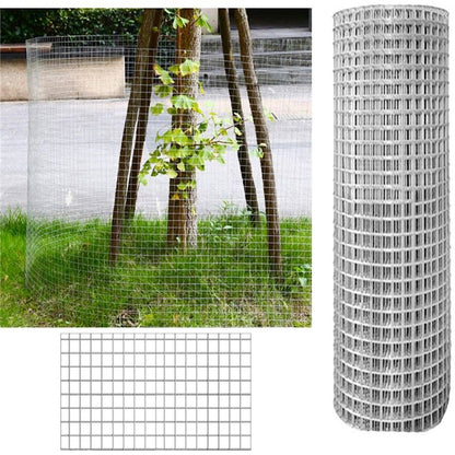 Malla Metalica| Reticula 13x13mm| Composición 100% Acero Galvanizado| Alambre Electrosoldado| Malla Para Cercos 1x25m_1