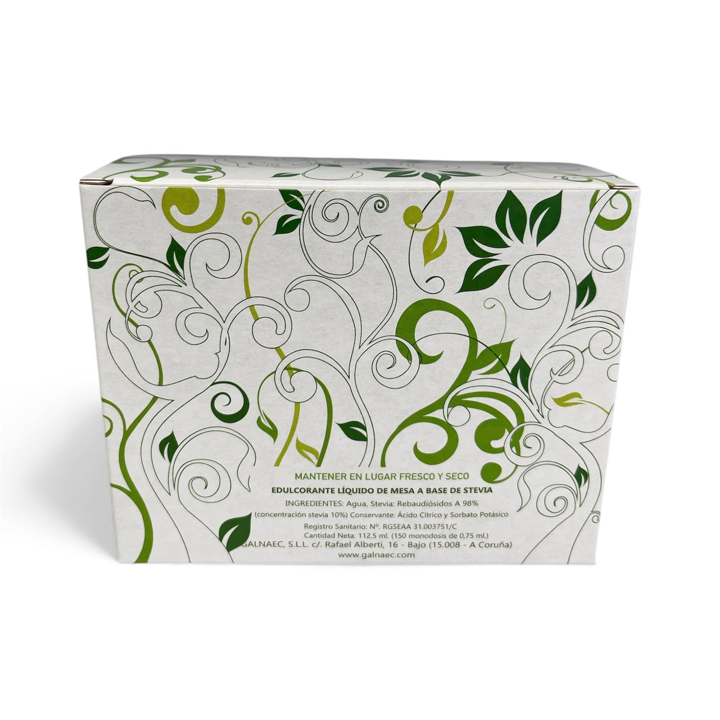 Stevia Líquida Pura Galnaec Silver – Caja 150 Monodosis_2