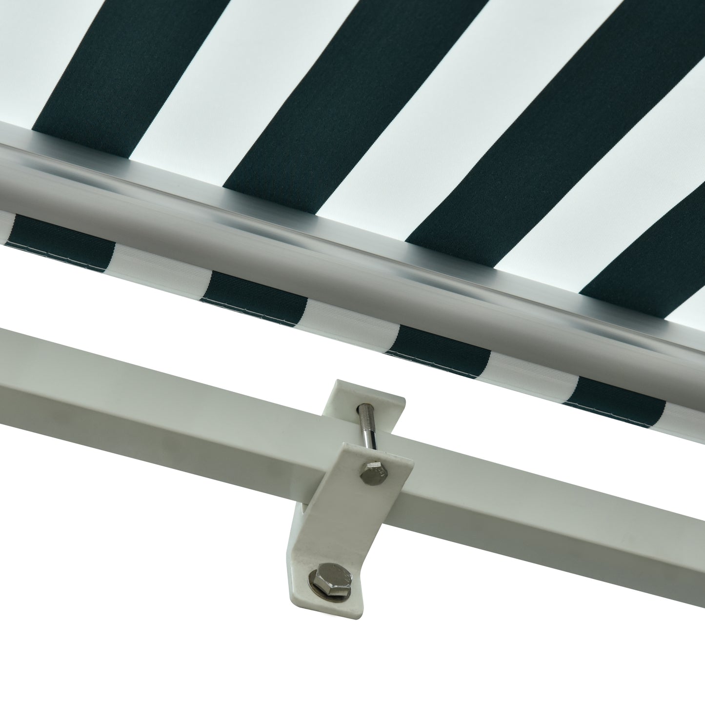 Outsunny Toldo Manual Plegable De Aluminio 295x250 Cm Manivela Ángulo Ajustable_4