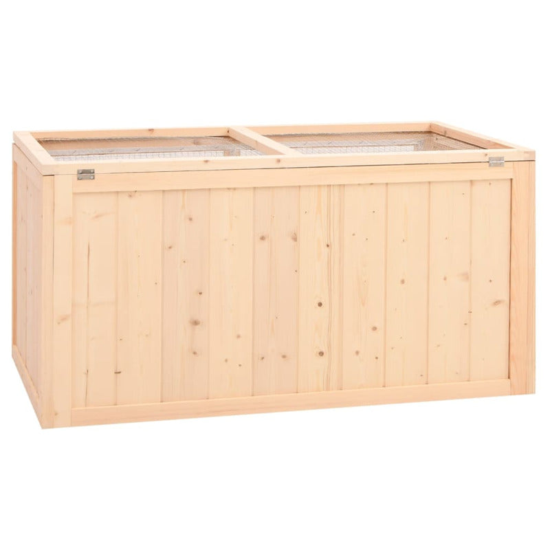 Vidaxl Jaula Para Hámster 104x52x54 Cm De Madera Maciza De Abeto_5