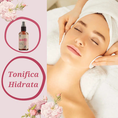 QKnatur - Agua De Rosas De Damasco 100ml - Tónico Facial- Rostro, Contorno De Ojos, Cuerpo, Cabello_4