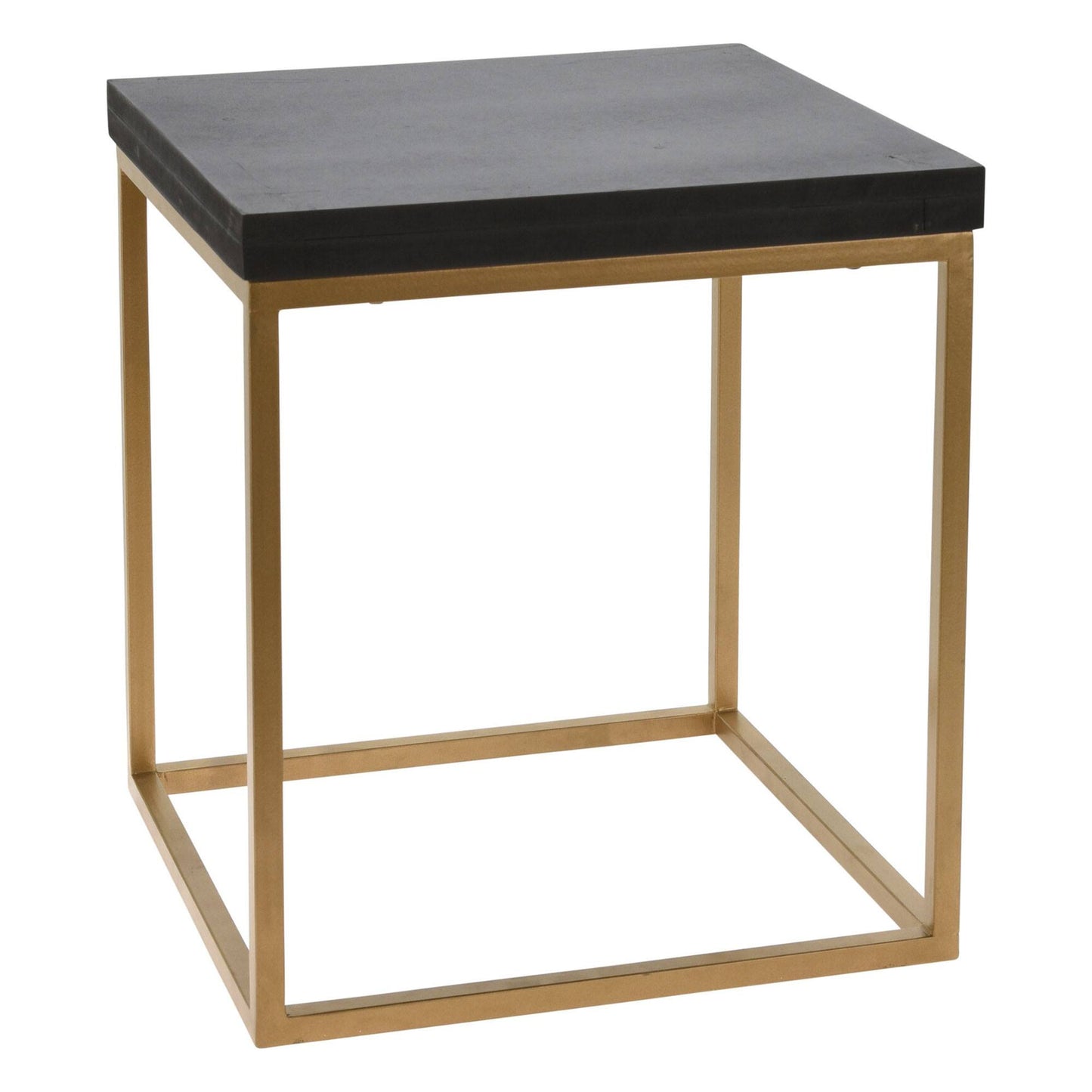 Well Home Juego De 3 Bancos En Madera Y Metal Color Negro_5