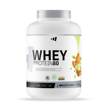 Whey Protein80 - 2 Kg - Crema De Pistacho - Aumenta La Masa Muscular - Masmusculo_0