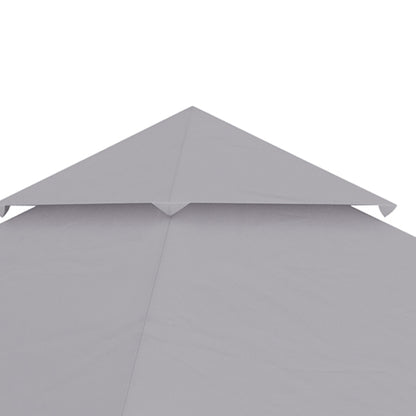 Outsunny Techo De Repuesto Para Cenador 3x3 M Con Techo Doble Gris Claro_3