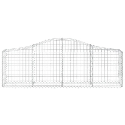Cestas Gaviones 3 Uds Forma De Arco Hierro 200x30x60/80 Cm_3