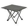 Well Home Mesa Plegable En Metal Color Negro 56x40x46cm