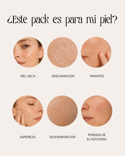 Pack Facial Hidratante y Nutritivo para Piel Seca y Sensible con Ácido Hialurónico y Coenzima Q10_3