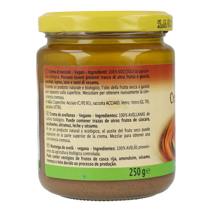 Crema de Avellanas BIO Rapunzel 250 gr