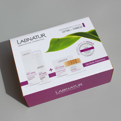 Labnatur Pack Lifting Firmeza | Ácido Hialurónico | Crema Sérum Antiarrugas + Bálsamo Voluminizador Regalo | Natural_2