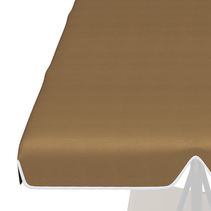Outsunny Toldo De Repuesto Para Columpio De 2/3 Plazas 192x144 Cm Marrón_4