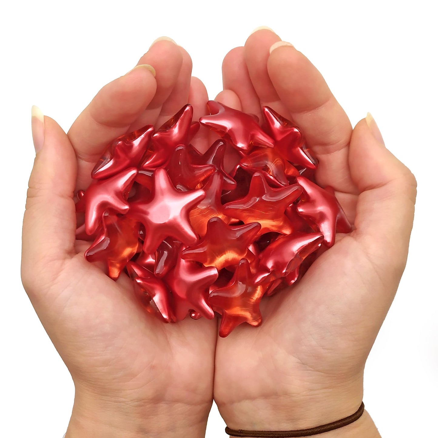 Pack Regalo 12 Perlas Baño En Forma De Estrella - Con Aceite De Soja - Hidrata, Suaviza Y Perfuma La Piel - Aroma Fresas_1