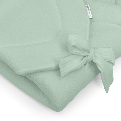 Saco Capazo 4 En 1 Muselina Salvia