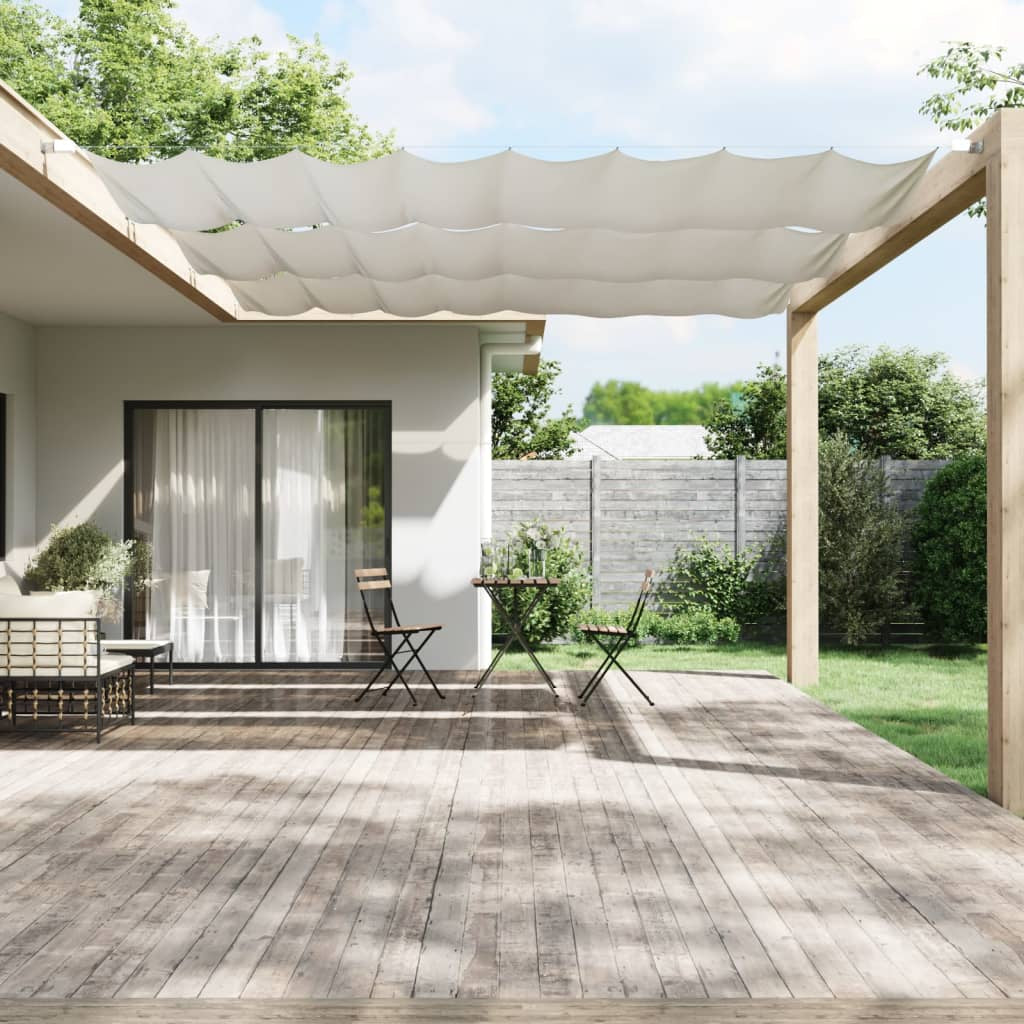 Vidaxl Toldo Vertical Blanco 140x1200 Cm Tela Oxford_1