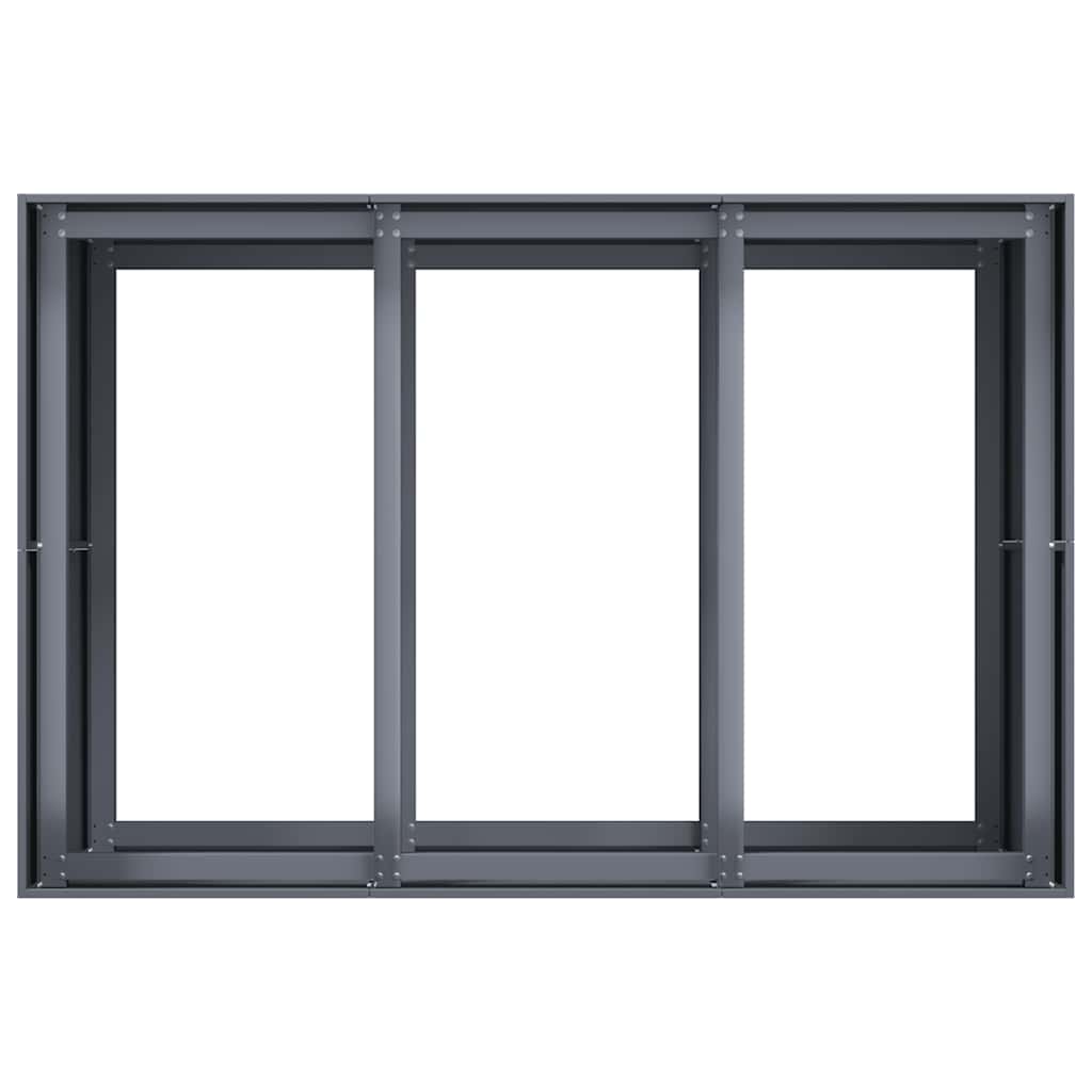 Jardinera Acero Gris Antracita 120x80x80 Cm_4