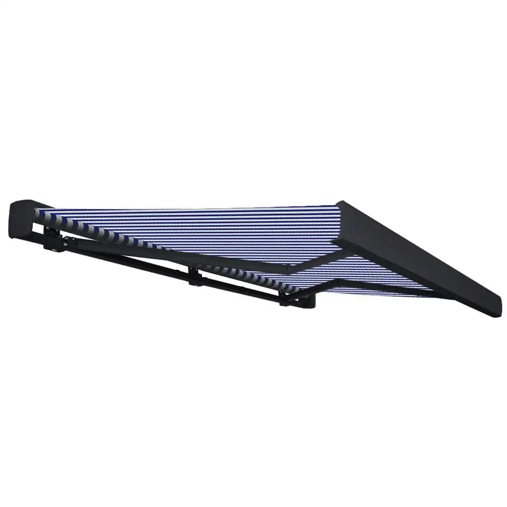 Toldo De Carrete Motorizado Azul Y Blanco 400x300 Cm_2
