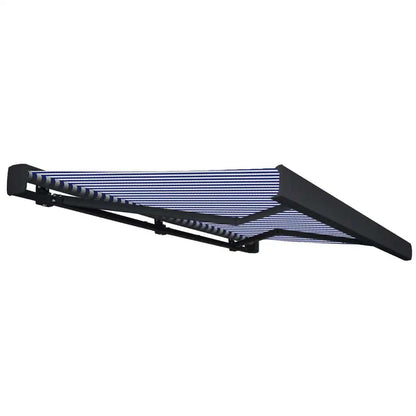 Toldo De Carrete Motorizado Azul Y Blanco 400x300 Cm_2
