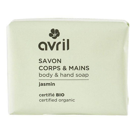 Jabón de manos y cuerpo de jazmín Avril 100g