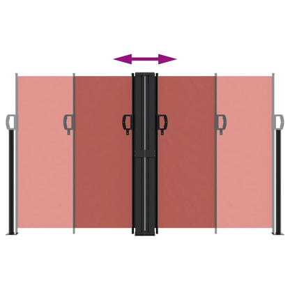 Vidaxl Toldo Lateral Retráctil Terracota 140x1200 Cm_4