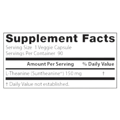 L-theanine With Suntheanine 150 Mg 90 Caps_1