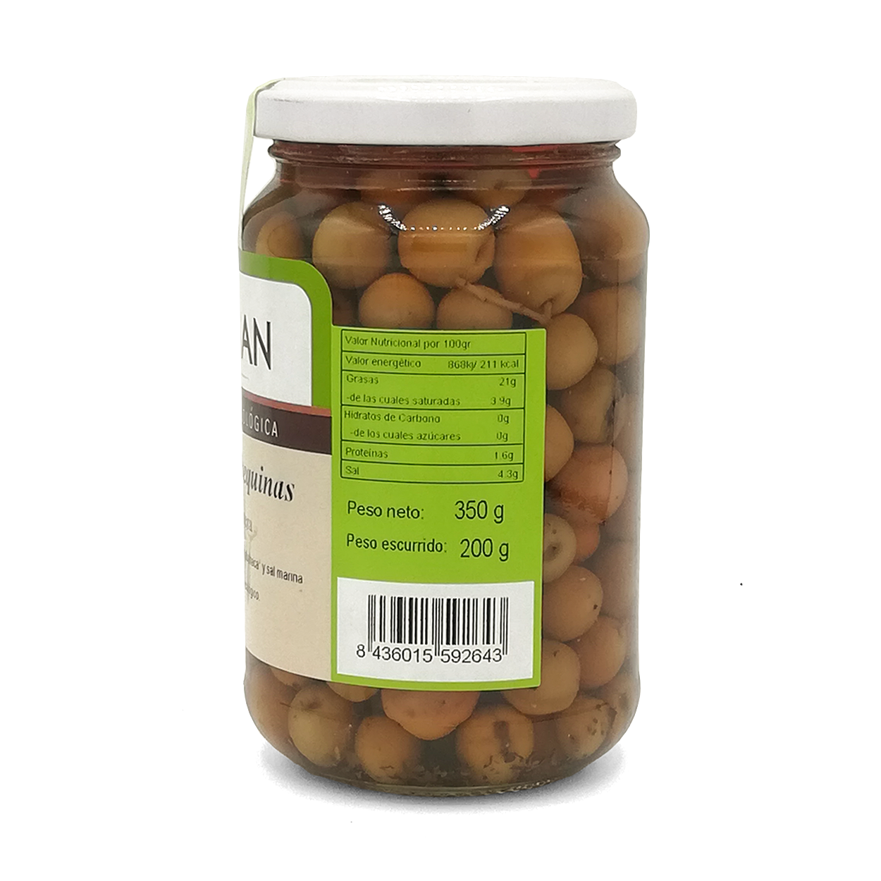 Aceitunas Arbequinas Eco Bionsan 200gr_1