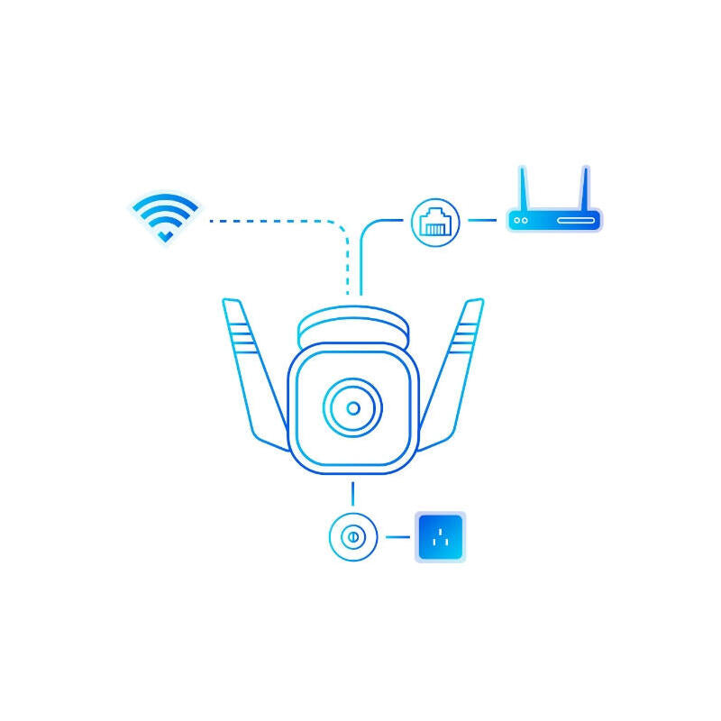 Camara Exterior Ip Wifi Tp-link Tapo T65 Ip66 Ultra Definicion 3mp_2