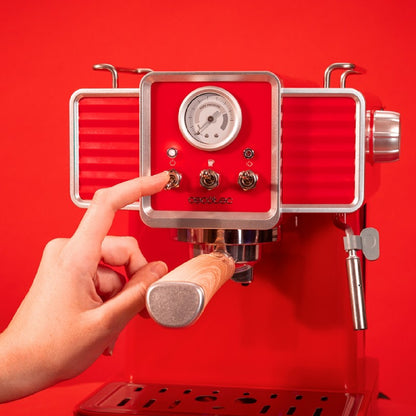 Cecotec Cafetera Express Power Espresso 20 Tradizionale Light Red_1
