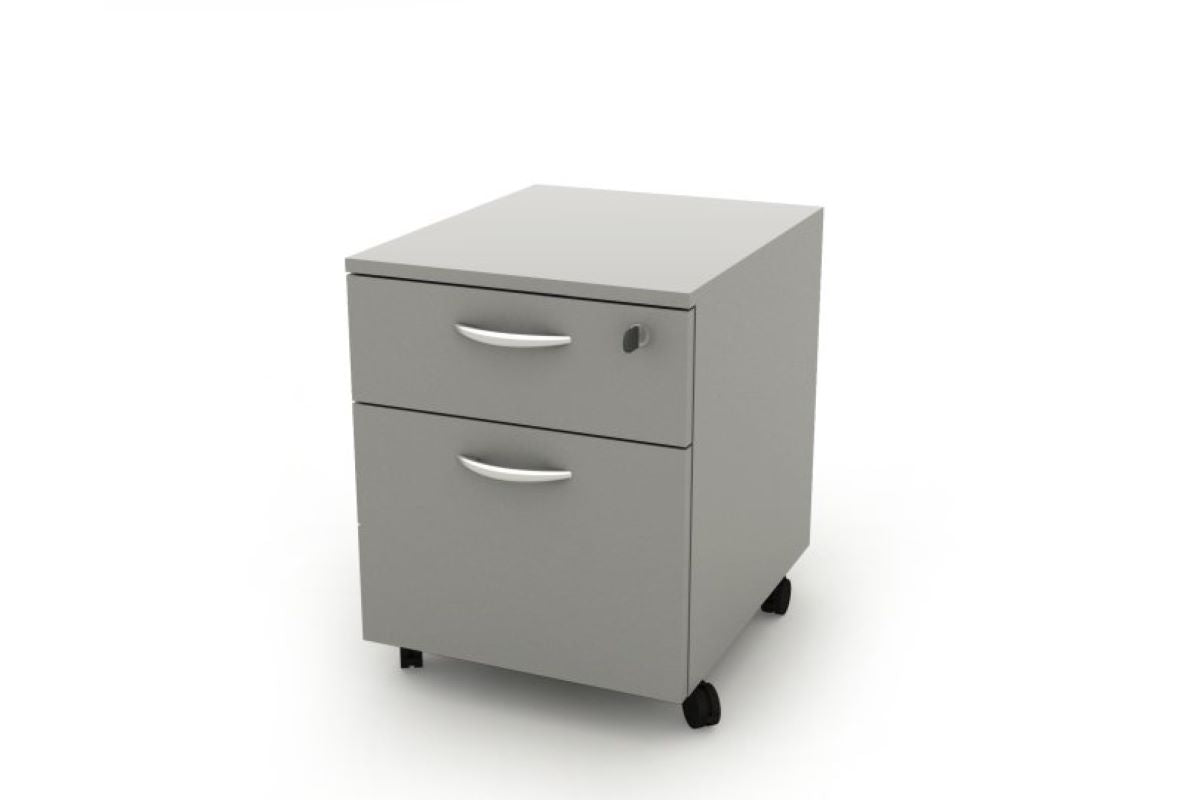 Cajonera Movil Presto - Venere 2 Cajones Gris._0