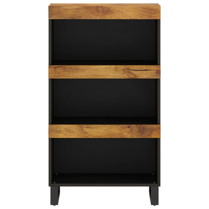 Armario Auxiliar Madera Maciza De Mango 60x33x107 Cm_1