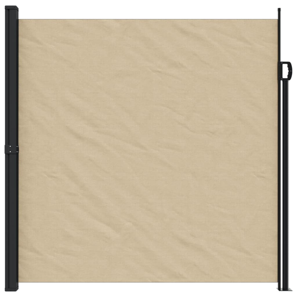 Toldo Lateral Retráctil Beige 200x500 Cm_1