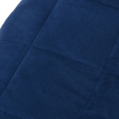 Vidaxl Manta Con Peso Tela Azul 220x230 Cm 15 Kg_3
