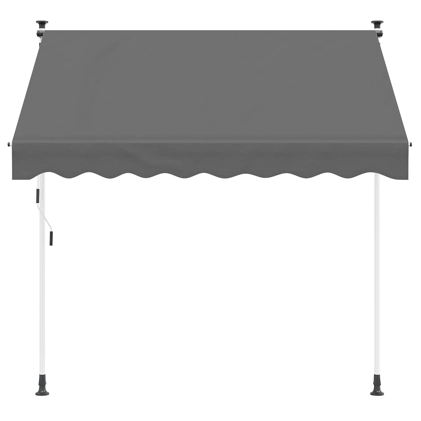 Toldo Retráctil Manual Gris Claro 250 Cm_0