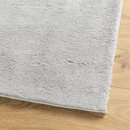 Vidaxl Alfombra De Pelo Corto Suave Lavable Huarte Gris 200x280 Cm_3