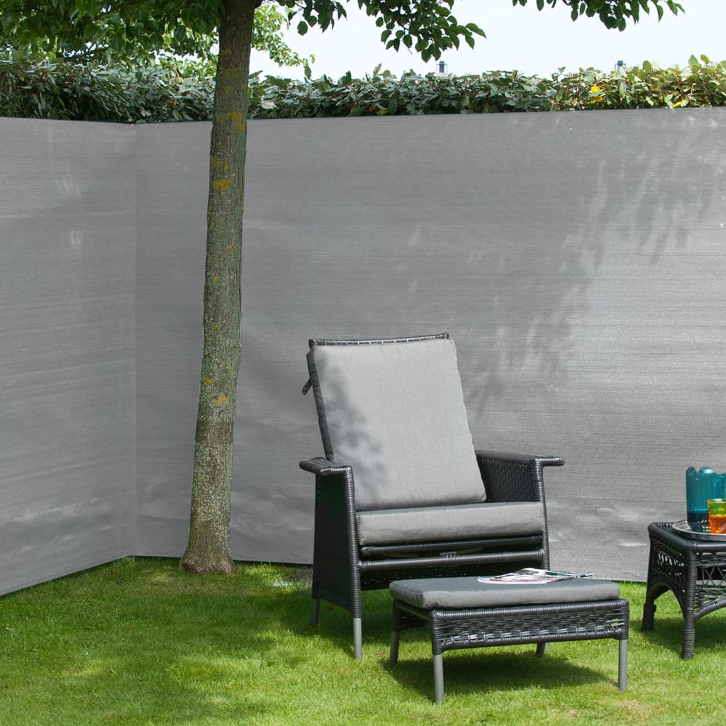 Nature Malla De Ocultación De Jardín Pe Gris 1,5x5 M / Vetonek_2