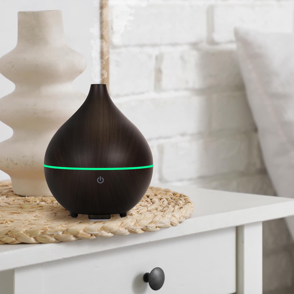 Humidificador Difusor Kumo SYS Aromas 160 ml | Ultrasónico Silencioso con Luz LED y Acabado Madera | Esencias y Aceites_1