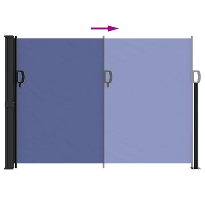 Vidaxl Toldo Lateral Retráctil Azul 140x300 Cm_4