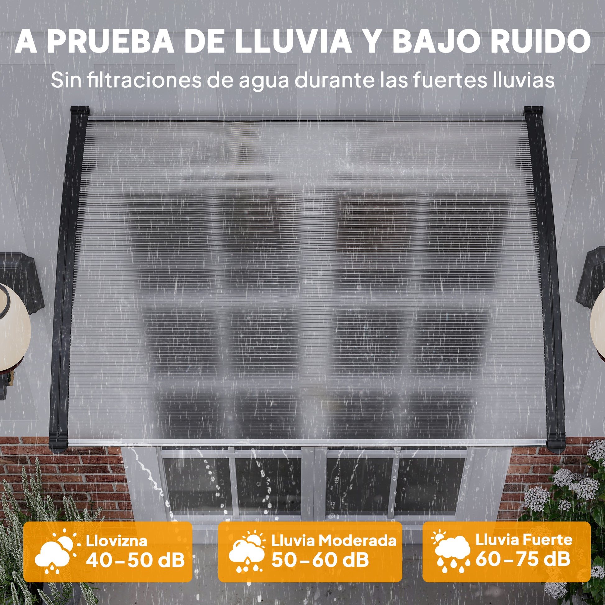 Outsunny Marquesinas Exterior Para Puertas Y Ventanas_4