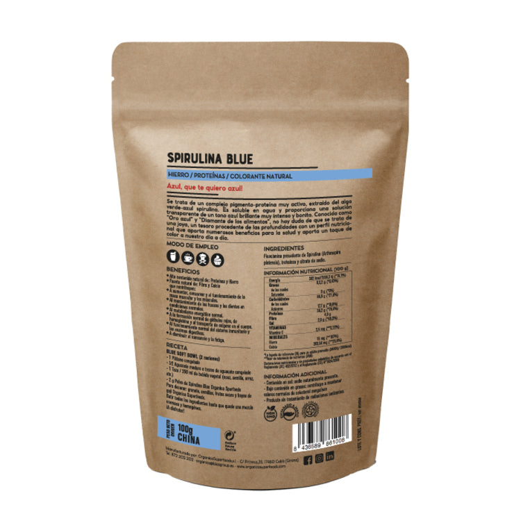 Spirulina Blue Raw Sin Gluten Bio 100g_1